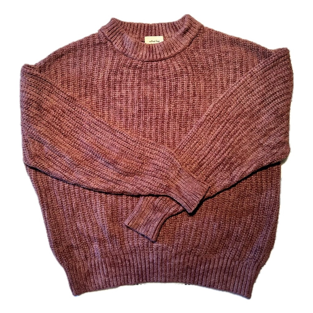 pink wilfred essential chenille sweater